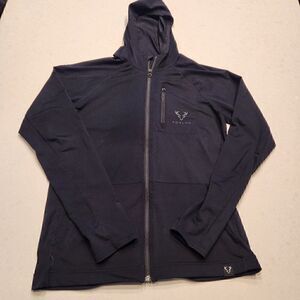 Forloh mens zip front performance hoodie. Size MS